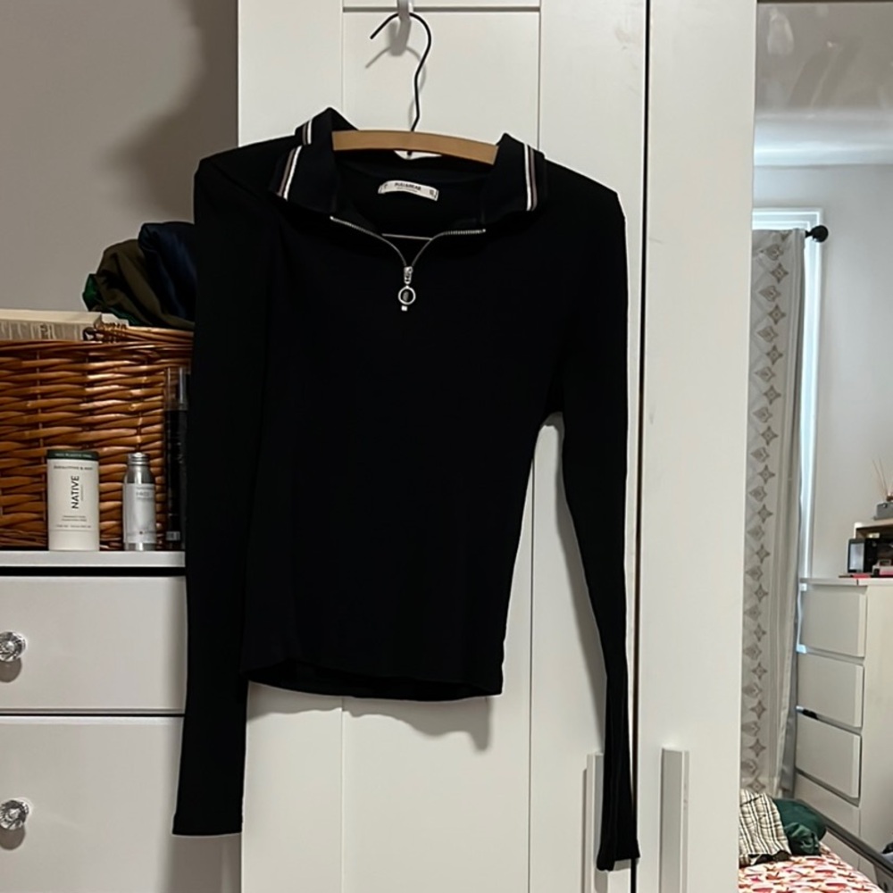 Black Long Sleeve Top